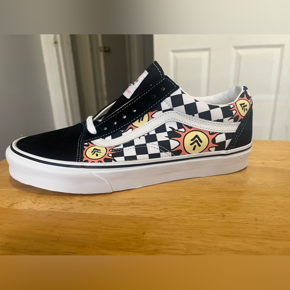 🥑Vans Skate Old Skool Parks Project Black/True White Men’s Size 9